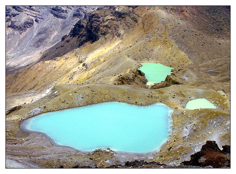'Emerald Lakes, Tongariro National Park, Neuseeland' von Kurt Salzmann