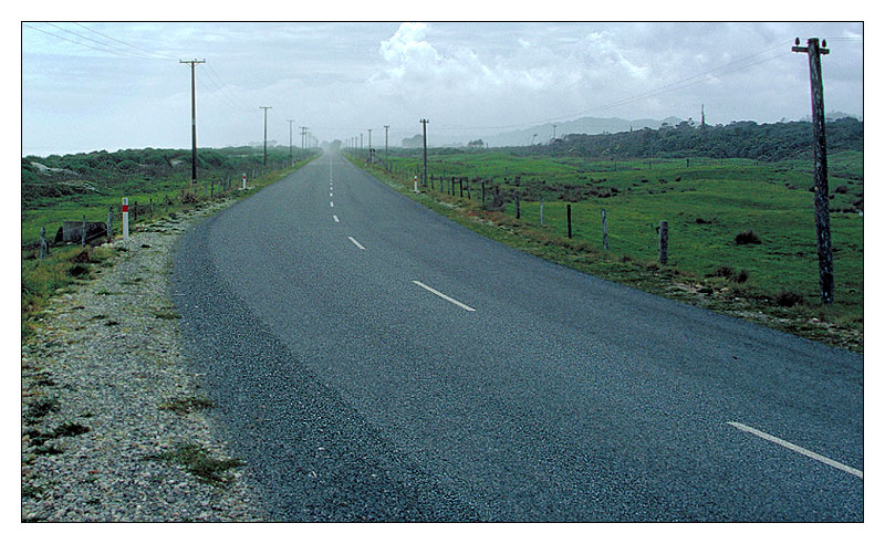 'Die Strasse an der  Karamea Bight, Südinsel, Neuseeland.' von Kurt Salzmann