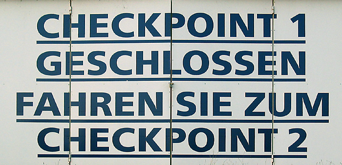'Checkpoint 1' von Kurt Salzmann